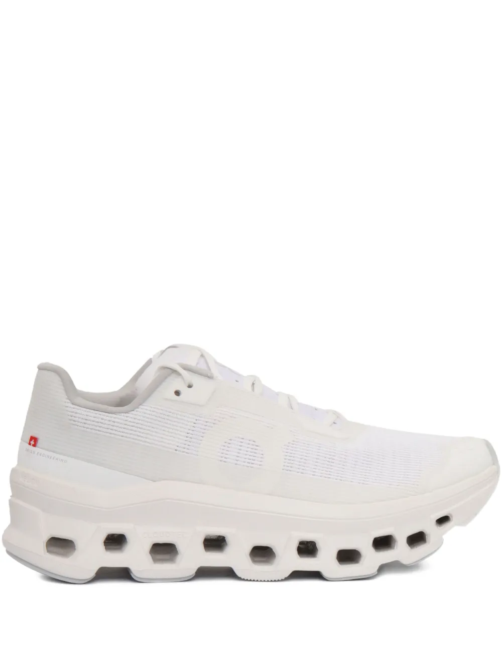 On Running Cloudmonster mesh low-top sneakers White