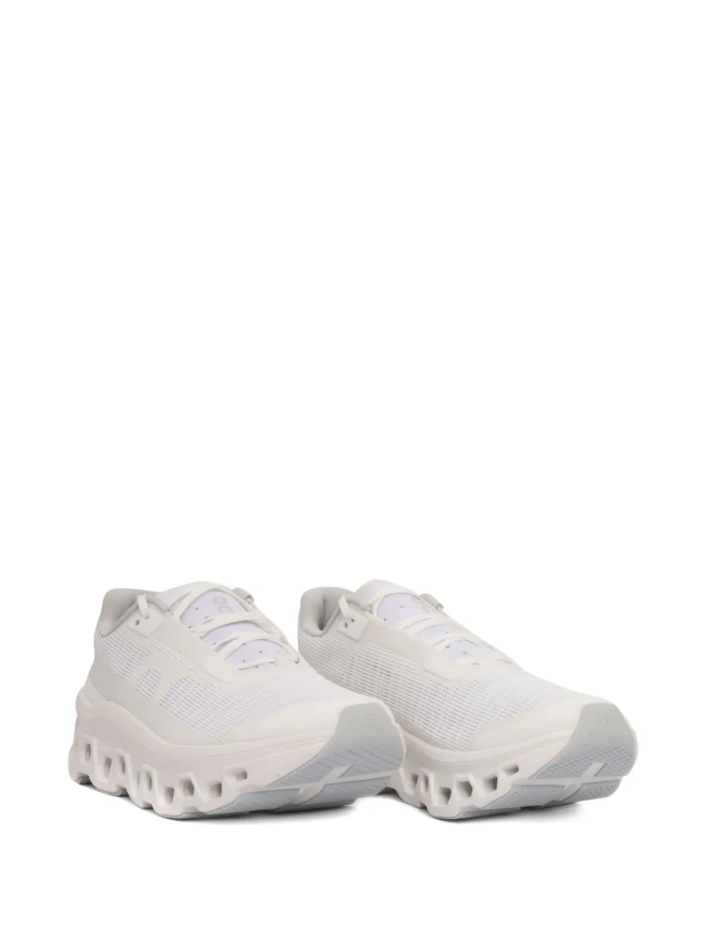 On Running Cloudmonster mesh low-top sneakers White