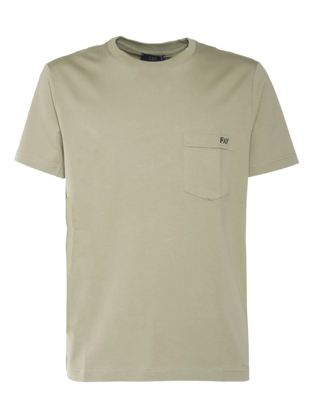 Fay Katoenen T-shirt Groen