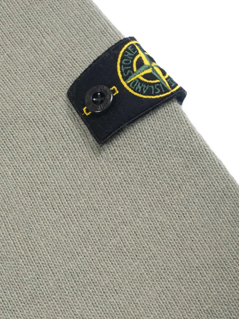 Stone Island Junior crew-neck sweater Groen