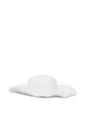 MAGIL frayed sun hat - White
