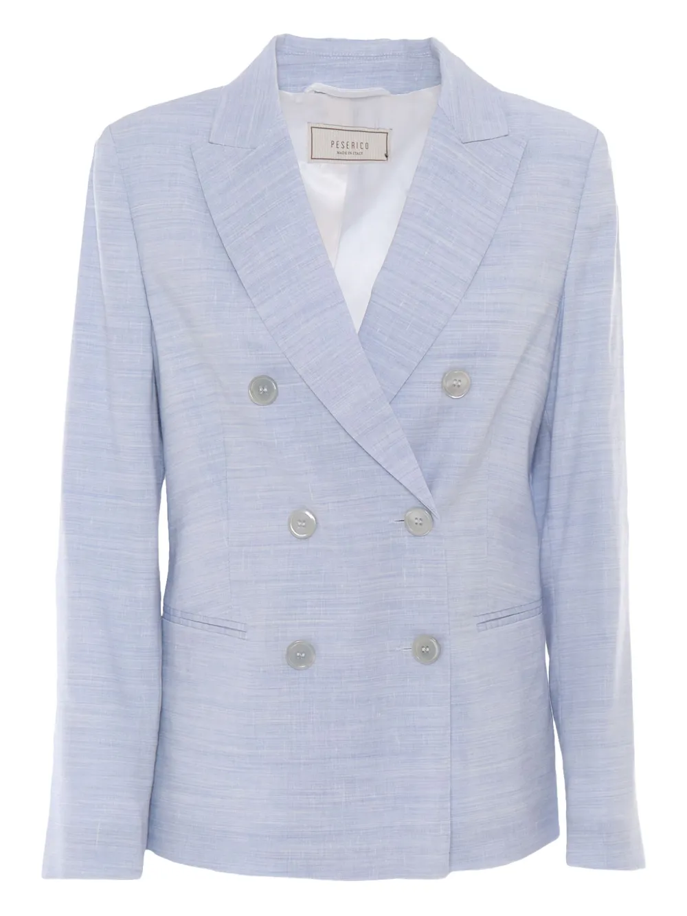 Peserico double-breasted jacket Blauw