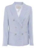 Peserico double-breasted jacket - Blue
