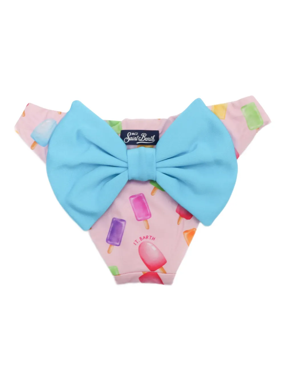 MC2 Saint Barth Kids Bikinibroek met strik Roze