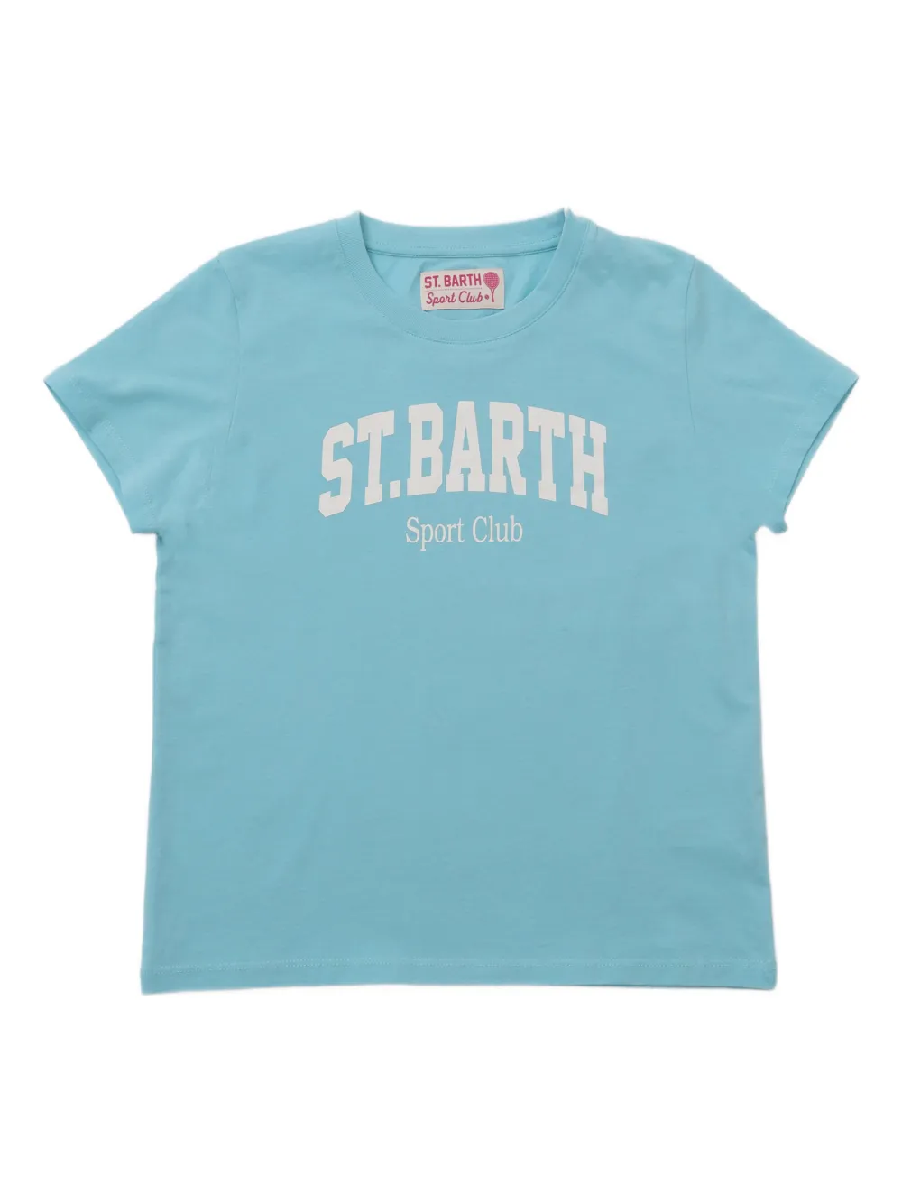 MC2 Saint Barth Kids Elly Sport Club katoenen T-shirt met print Blauw