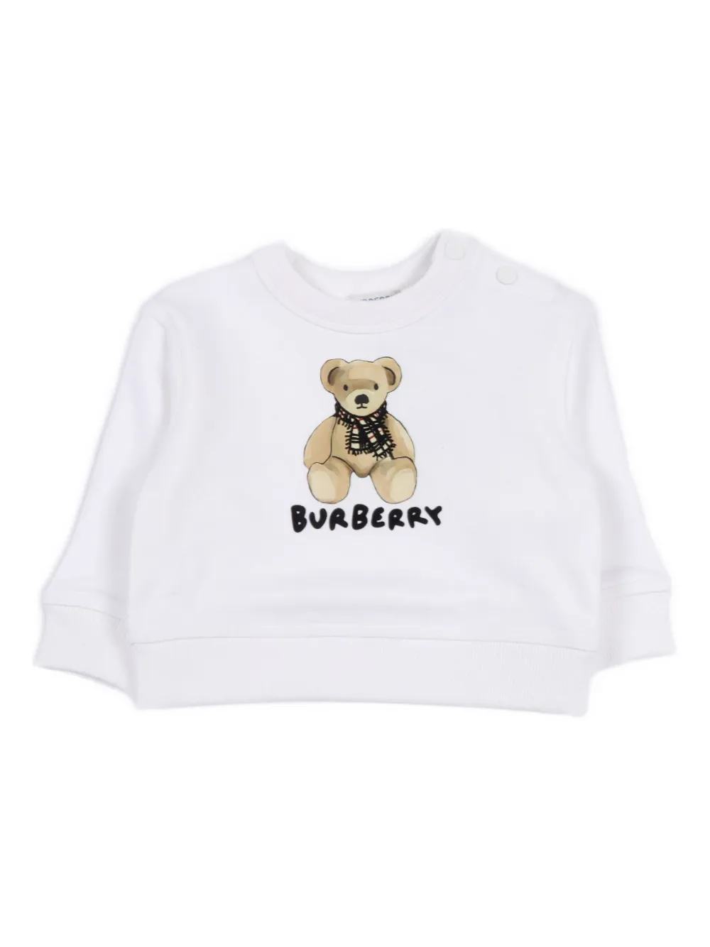 Burberry Kids Sweater met print Wit