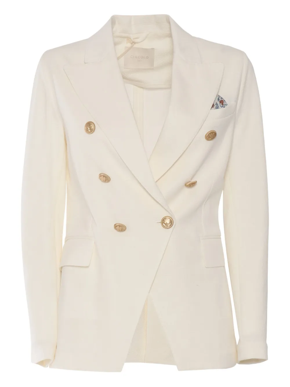Circolo 1901 Blazer met dubbele rij knopen Beige