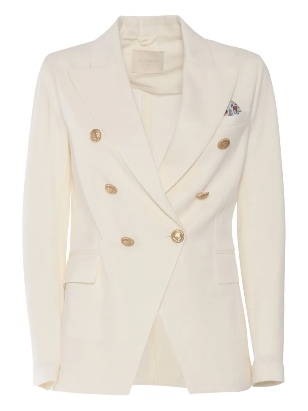 Circolo 1901 Blazer met dubbele rij knopen Beige