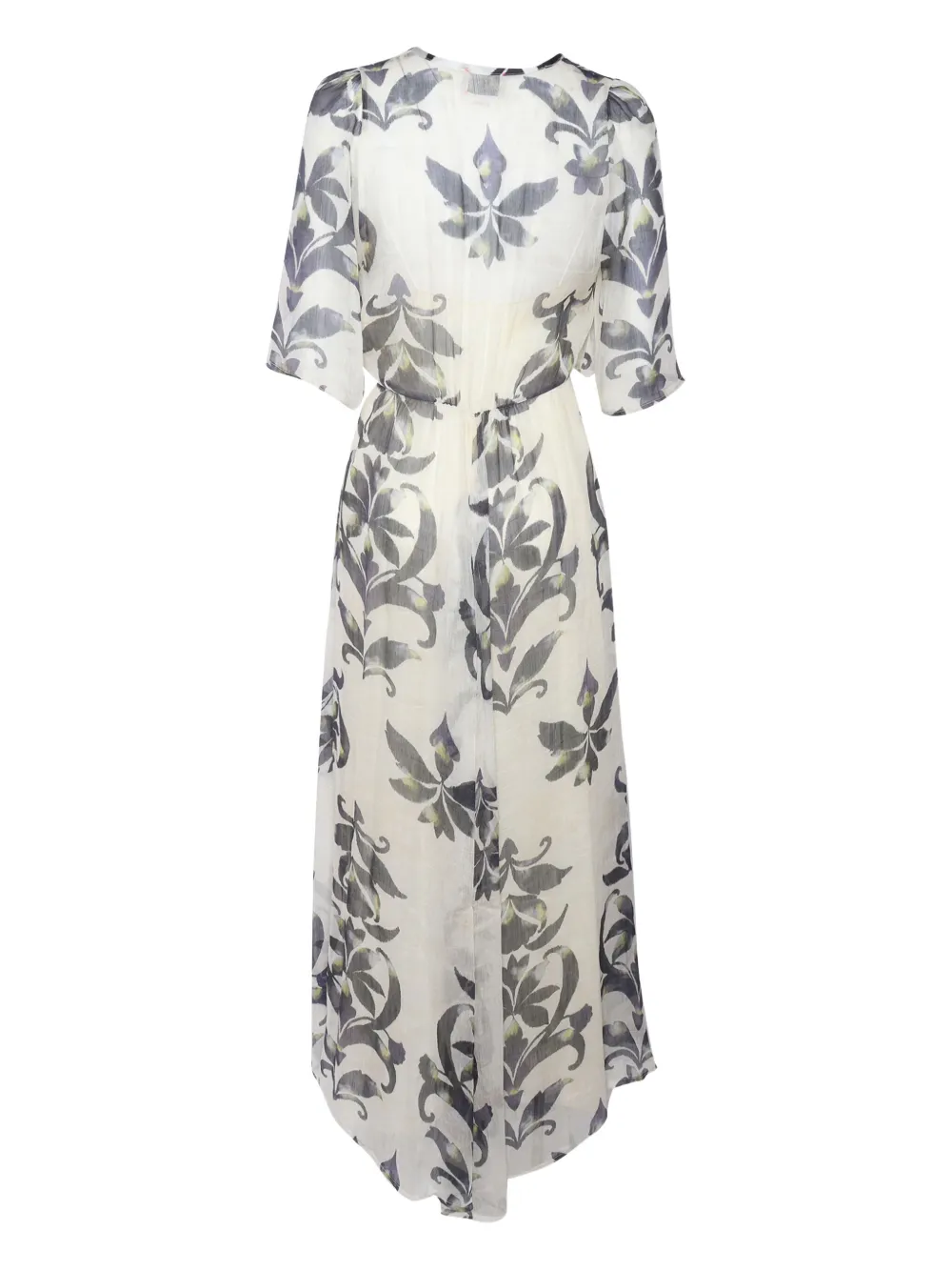 Forte Forte Jurk met bloemenprint - Wit