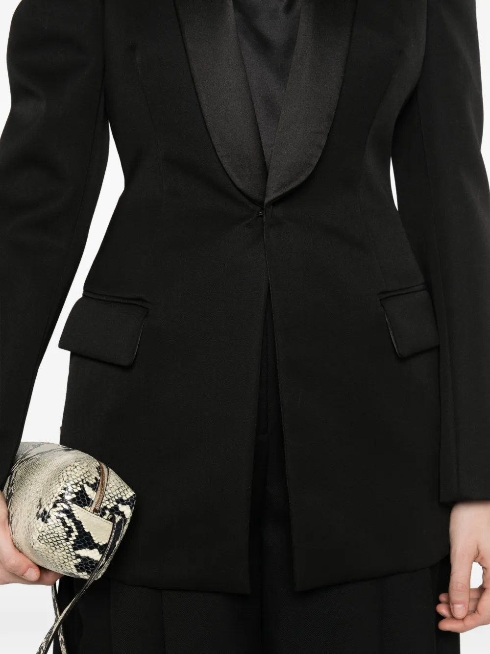 WARDROBE.NYC Blazer met sjaalrevers Zwart