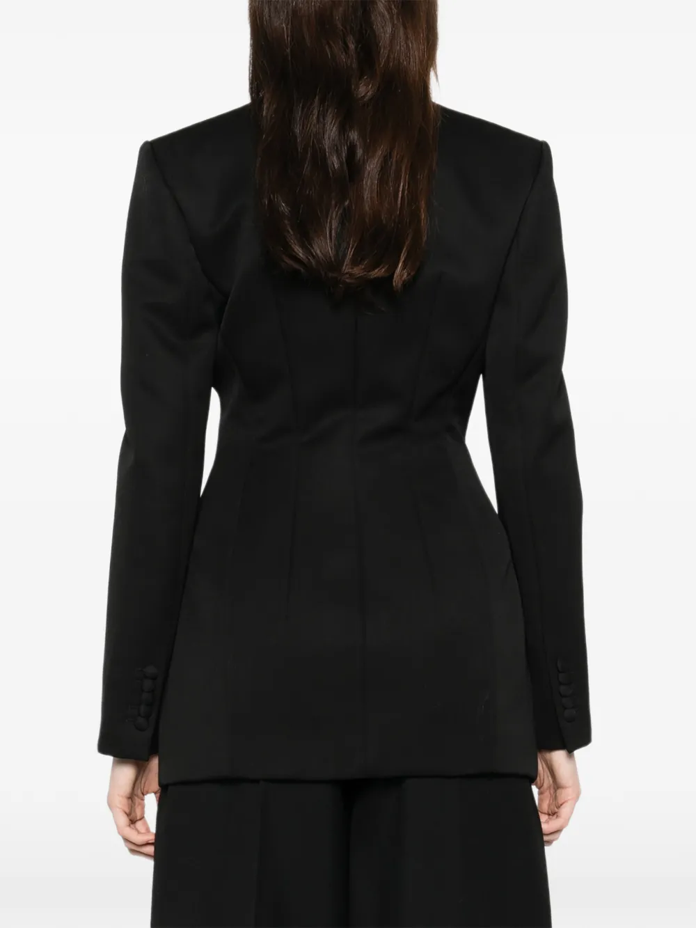 WARDROBE.NYC Blazer met sjaalrevers Zwart