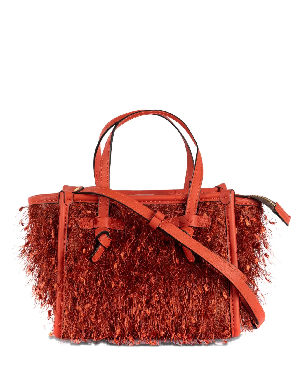 GIANNI CHIARINI Miss Marcella shopper verfraaid met franje - Rood