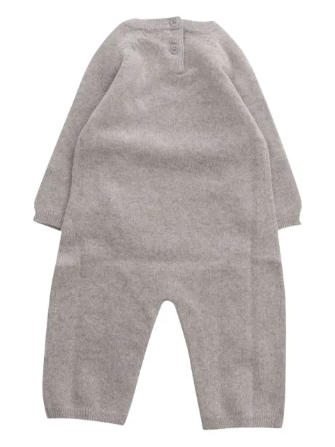 Il Gufo ベアアップリケ ロンパース