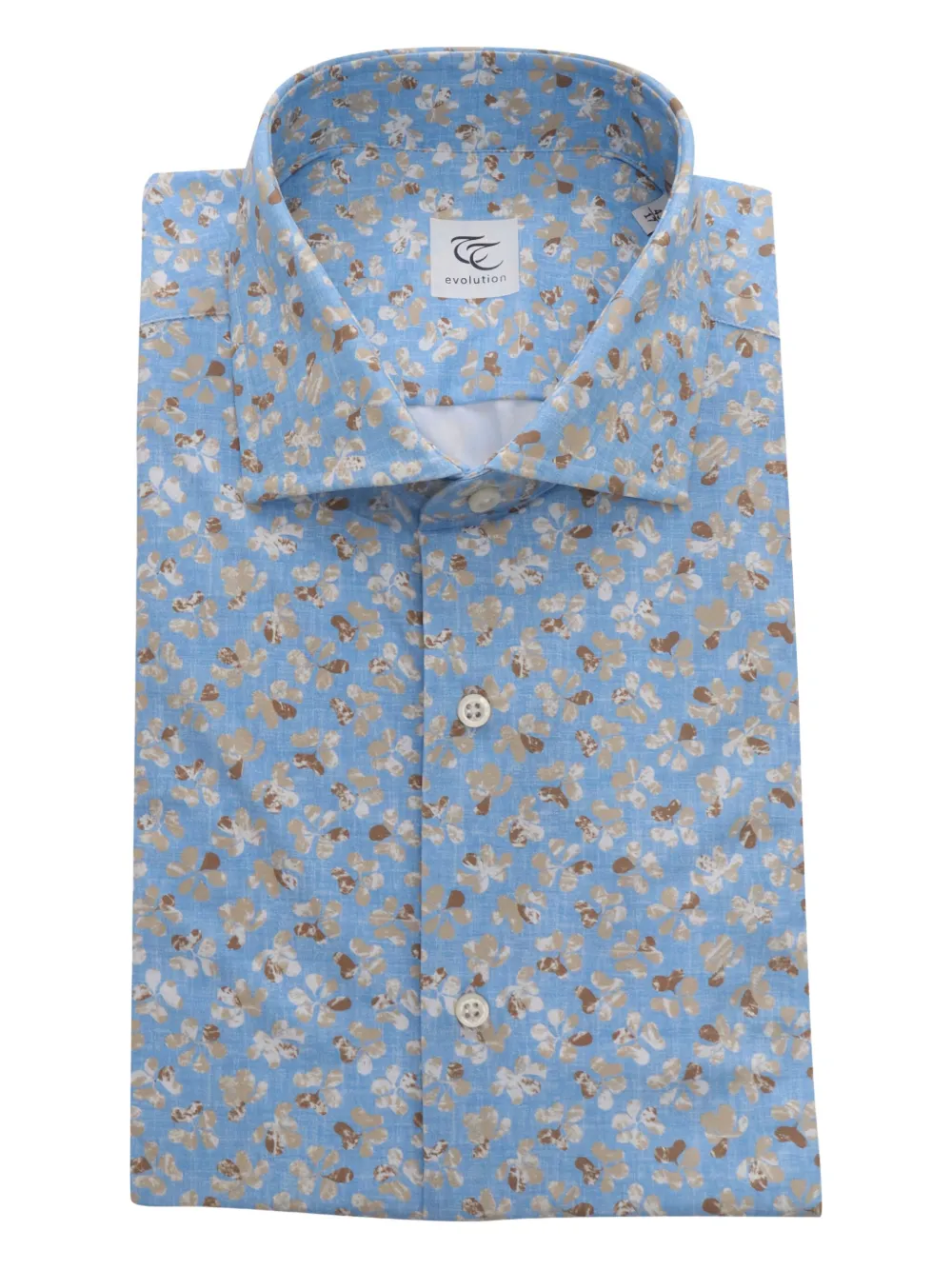 floral-print shirt