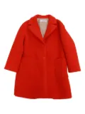 Monnalisa notched-lapels patch-pockets coat - Red