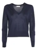 Ballantyne v-neck wool sweaters - Blue