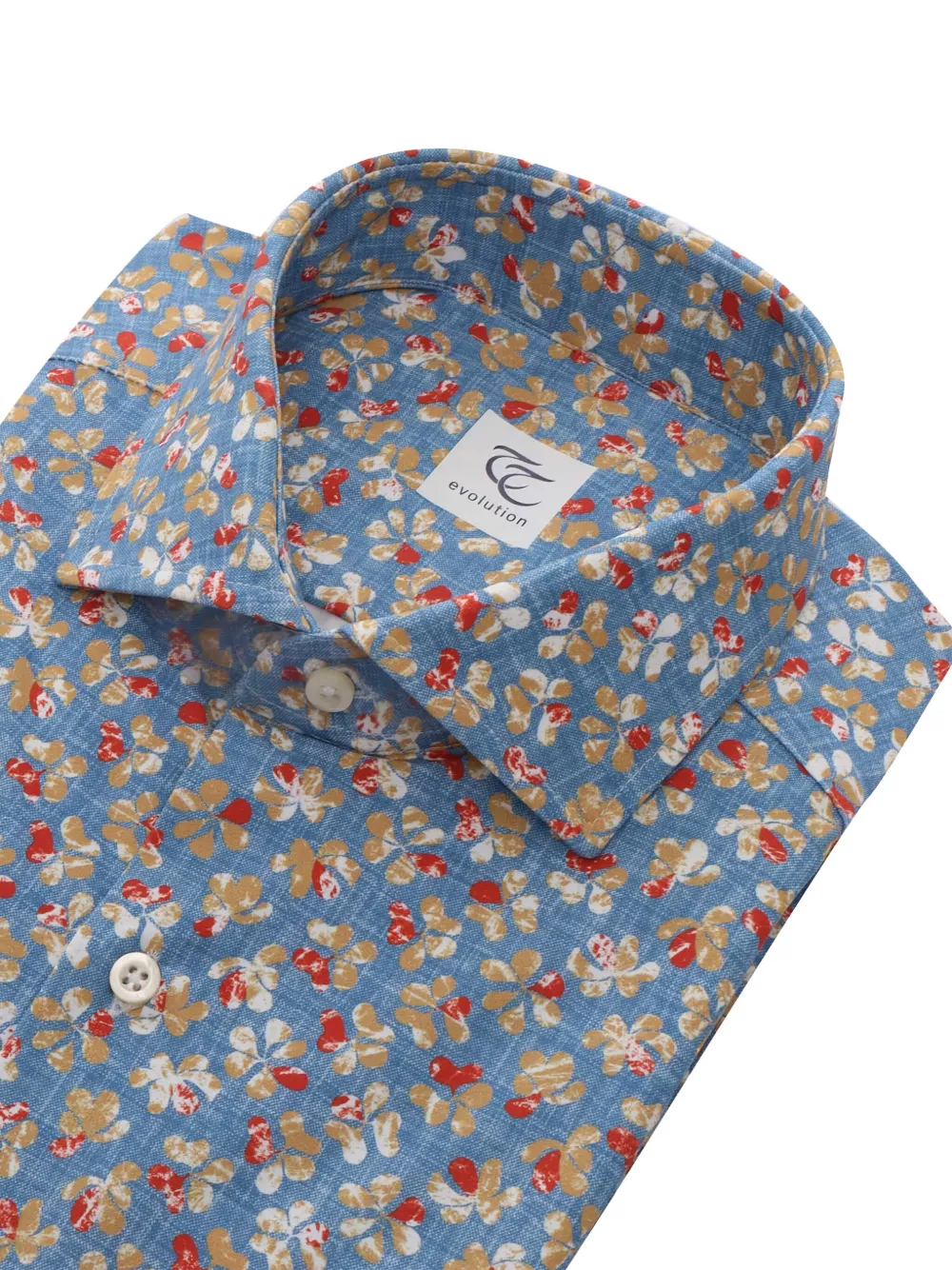 Sonrisa Overhemd met bloemenprint - Blauw