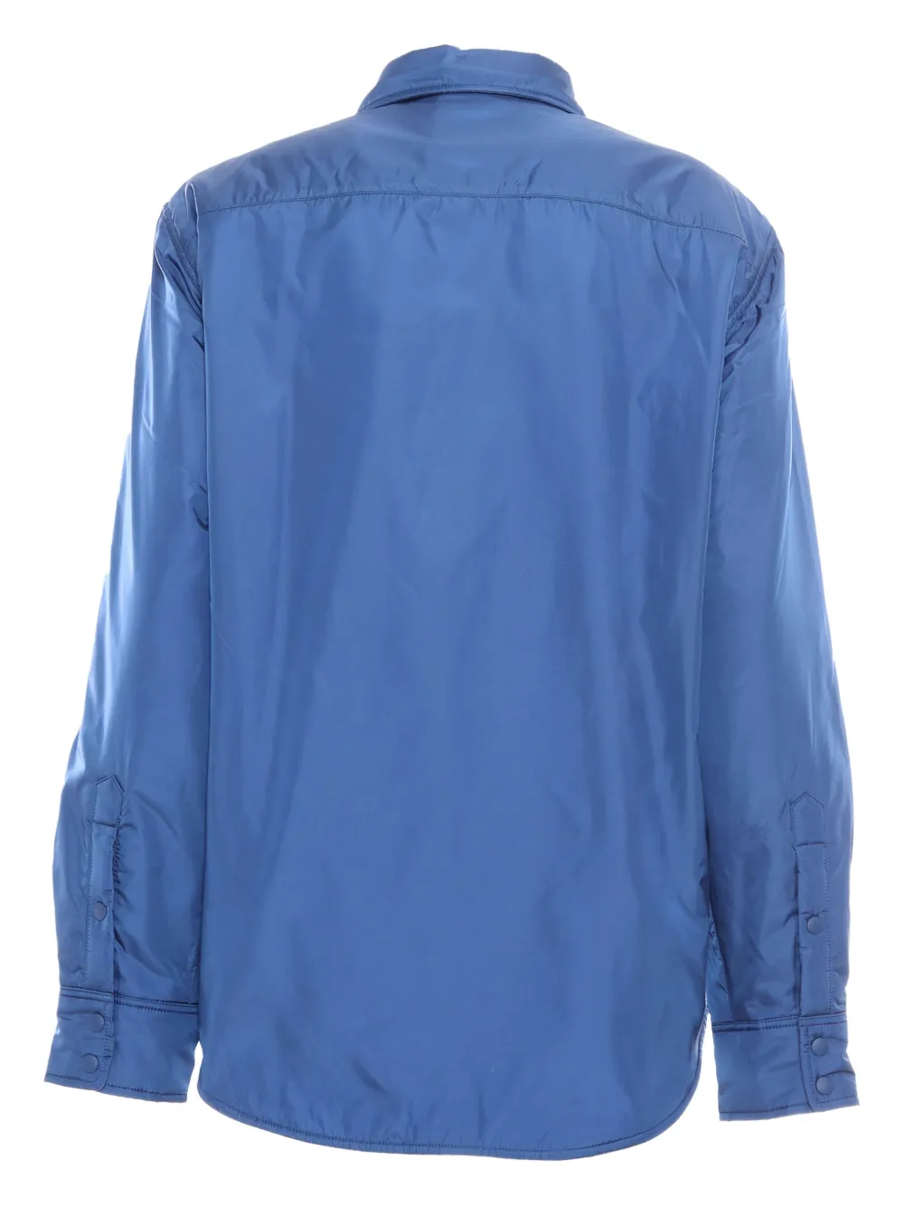 ASPESI T-shirt met dubbele zak - Blauw
