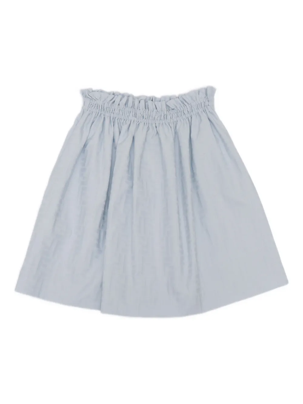 Fendi Kids Rok met borduurwerk Blauw