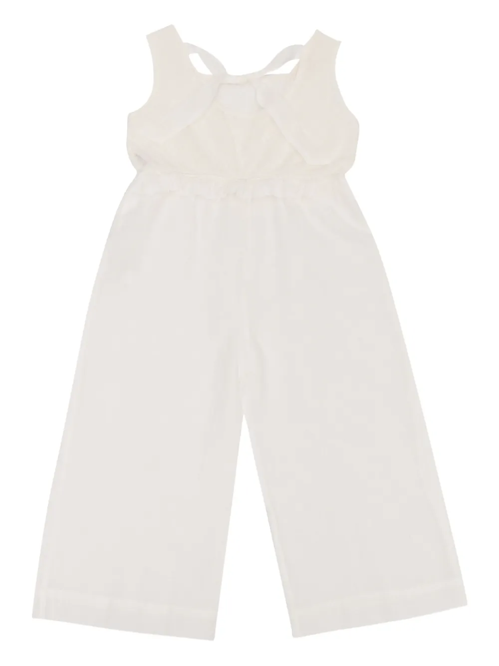 Zhoe & Tobiah Jumpsuit met kanten vlakken Wit