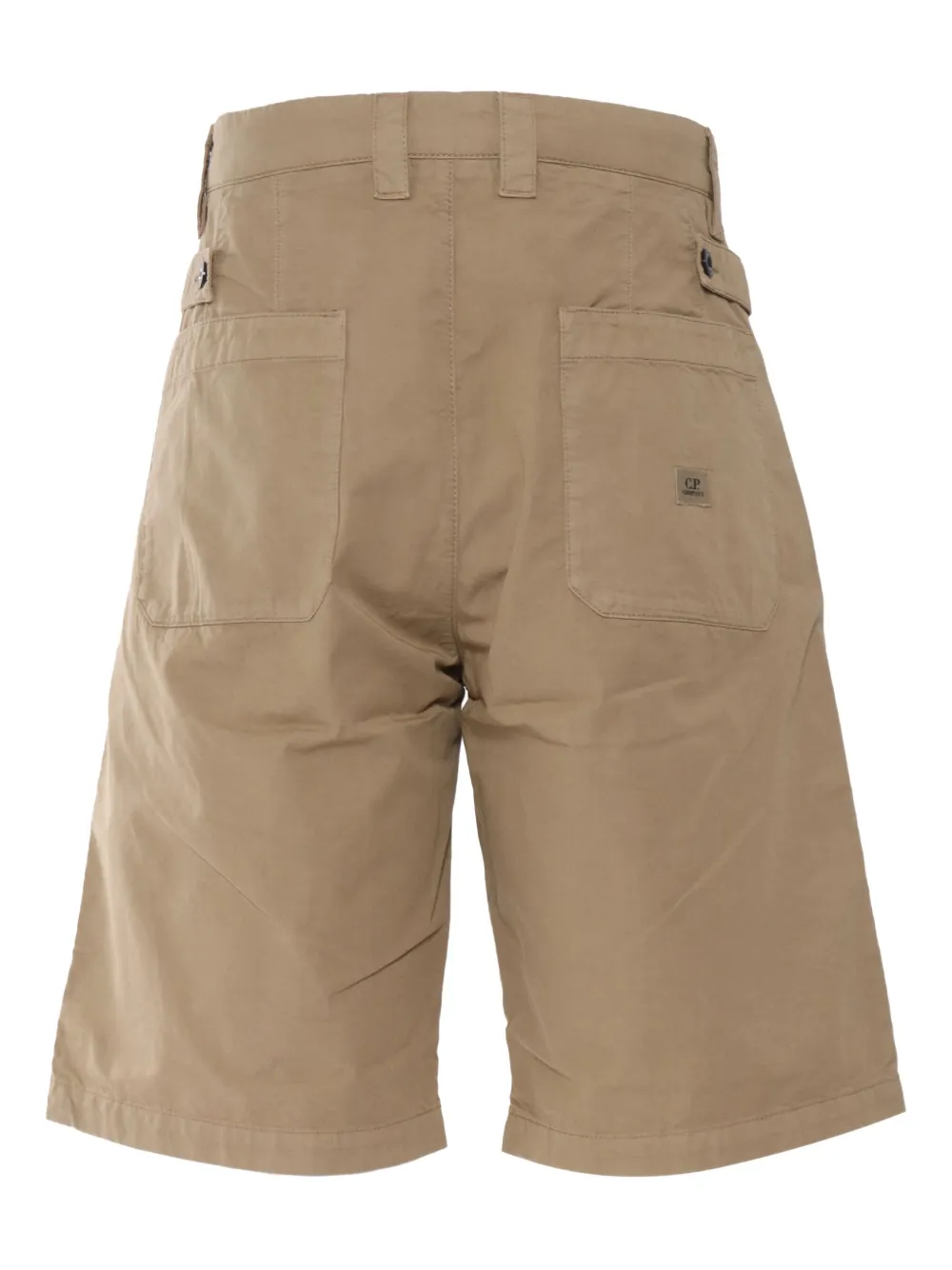 C.P. Company Geplooide shorts met zak - Beige