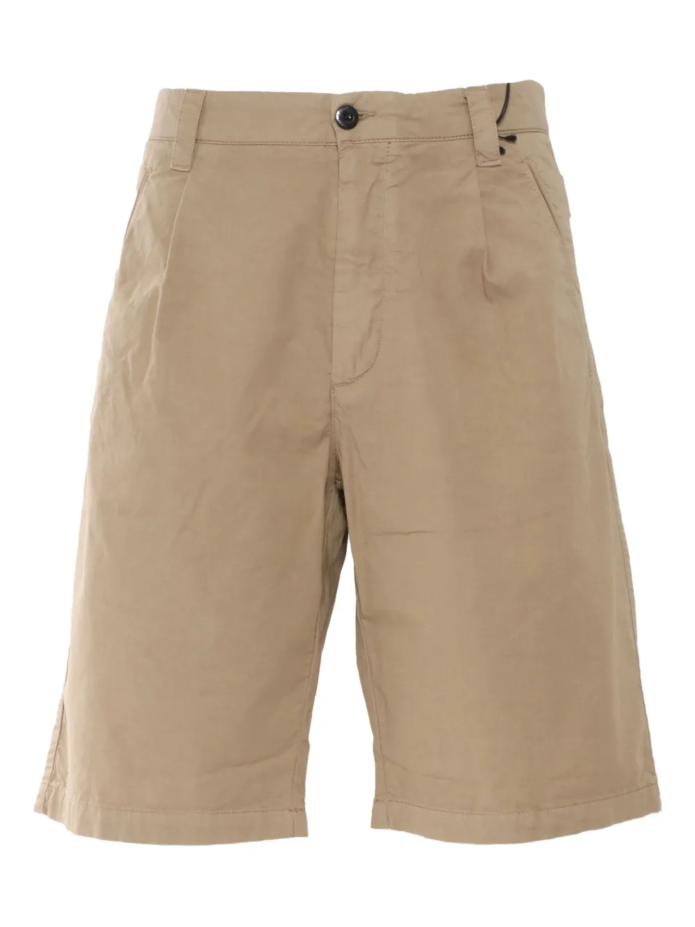 C.P. Company Geplooide shorts met zak Beige