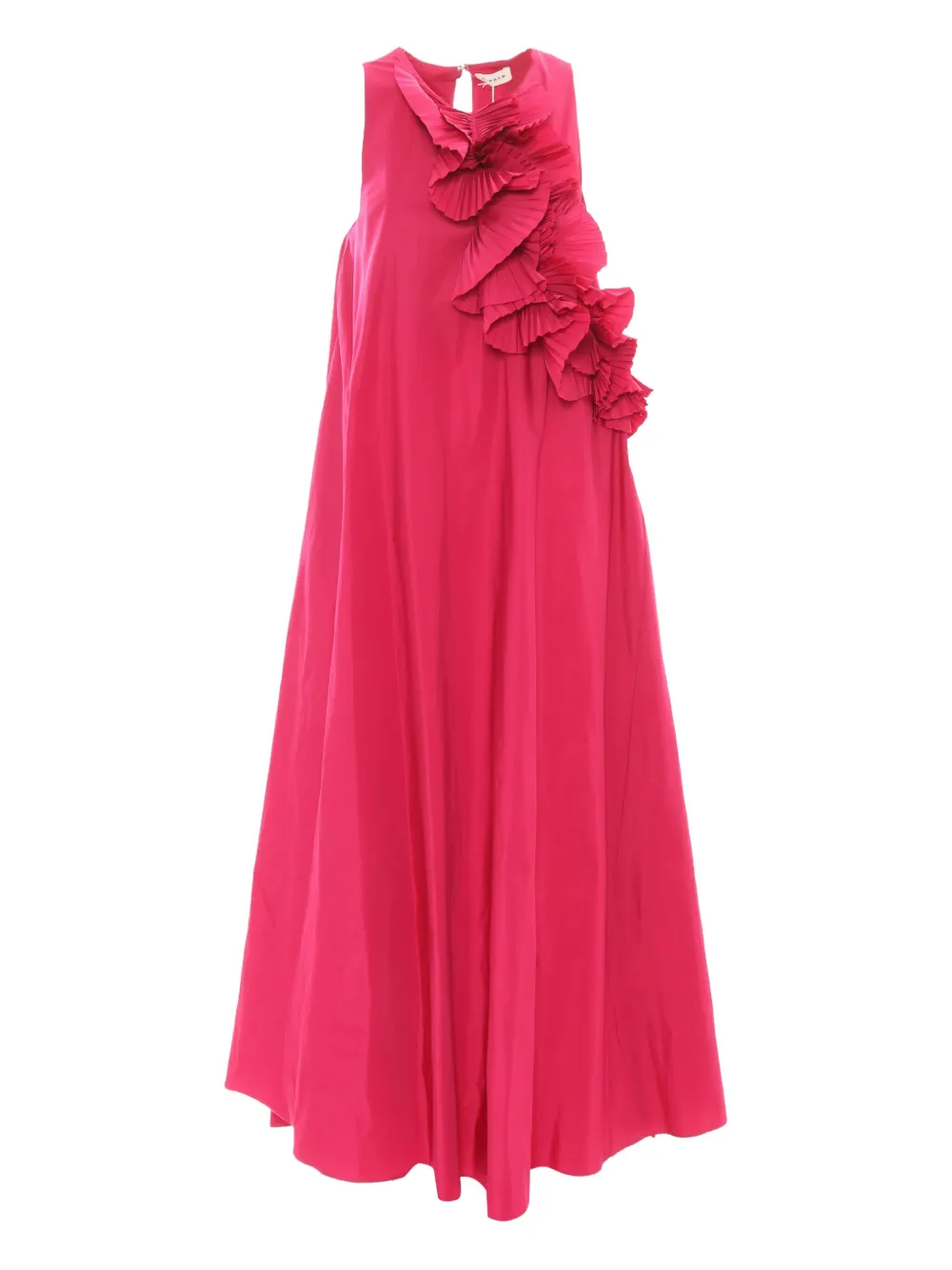 P.A.R.O.S.H. Geplooide jurk met ruches Roze