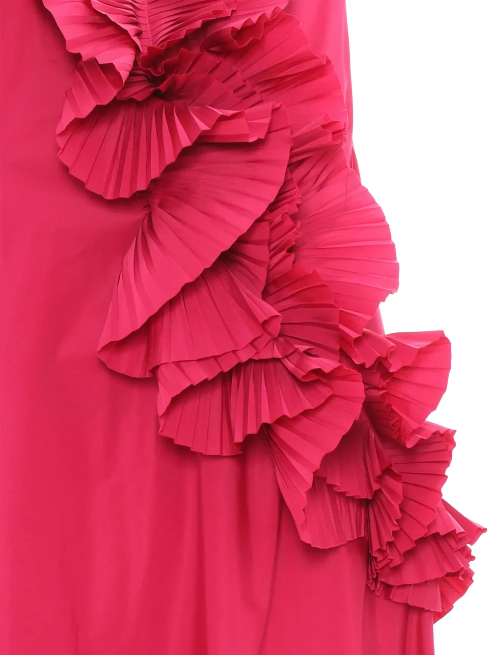 P.A.R.O.S.H. Geplooide jurk met ruches Roze