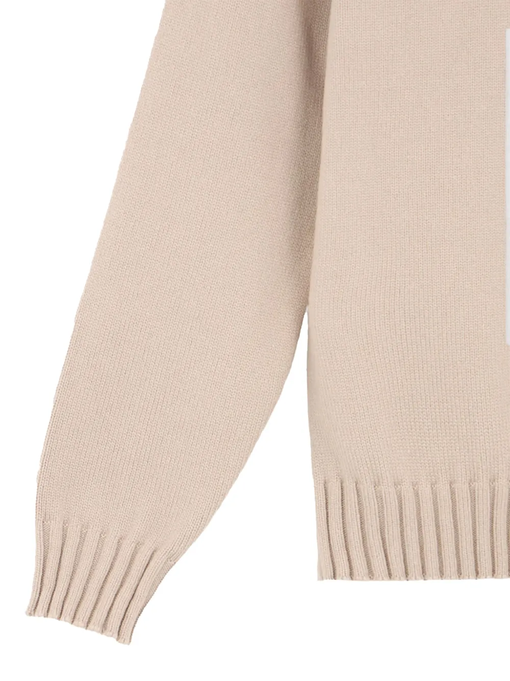 Stone Island Junior Coltrui met logopatch Beige