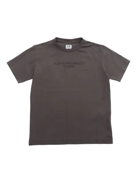 C.P. Company Kids logo-patch cotton T-shirt