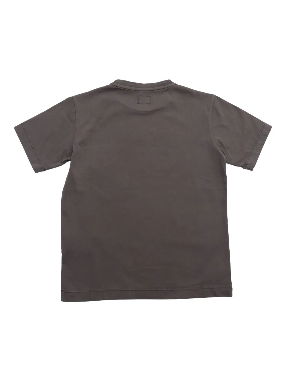 C.P. Company Kids Katoenen T-shirt met logopatch Bruin