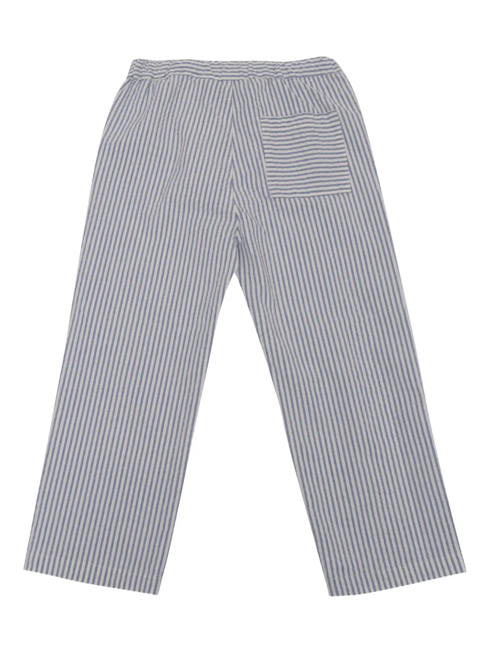 Zhoe & Tobiah Broek met gestreepte zak Blauw