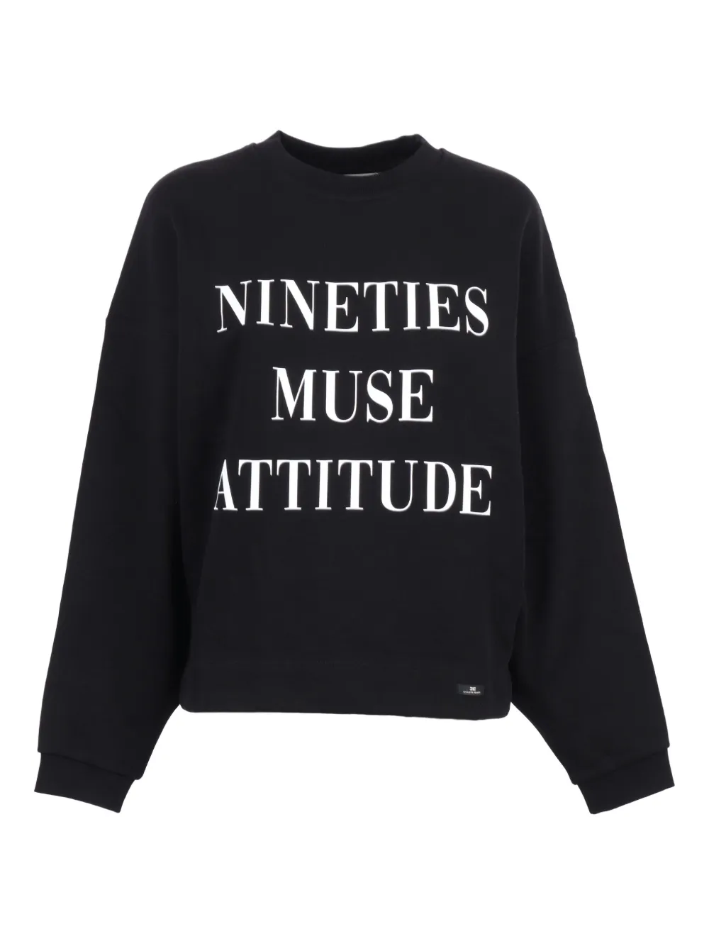Elisabetta Franchi Katoenen sweater Zwart