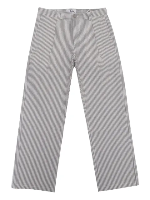 Il Gufo pantalones de algodón con motivo de rayas