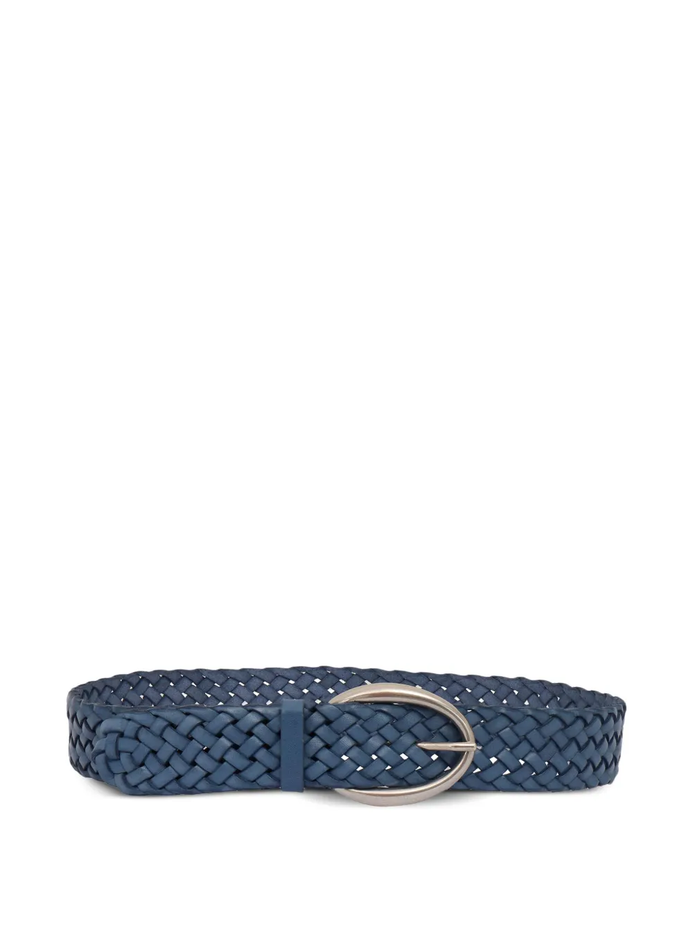 braided leather belt