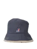 K-Way fleece-trimmed bucket hat - Blue