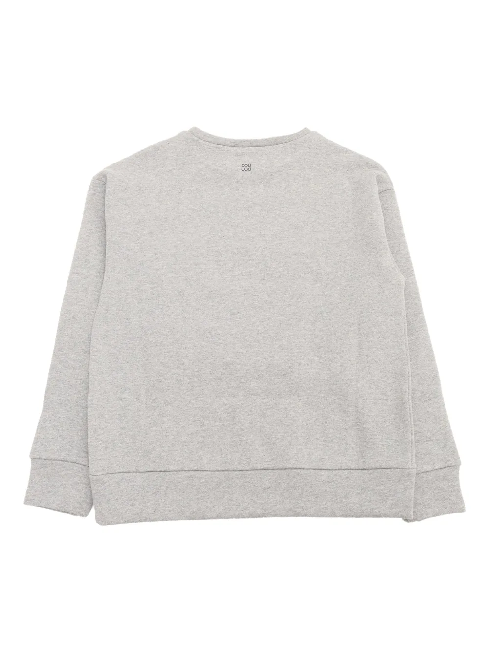  Douuod Kids Embroidered Cotton Sweatshirt - Grey 