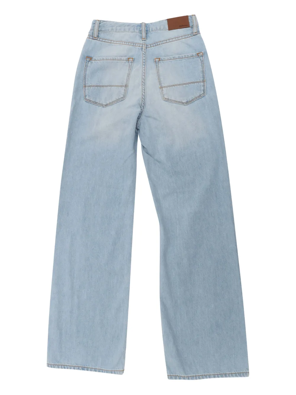 Bellerose Kids Jeans met stonewashed-effect Blauw