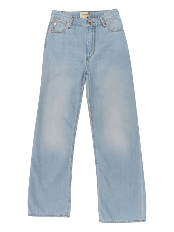 Bellerose Kids Stonewashed Jeans Blue FARFETCH LB