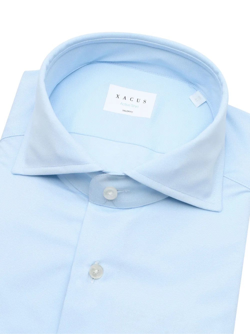 Xacus button-down long-sleeves shirt - Blauw