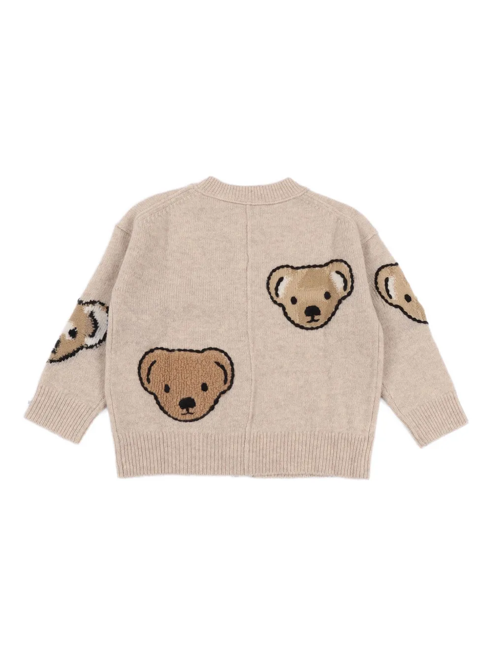 Burberry Kids Vest met geborduurde teddybeer Beige