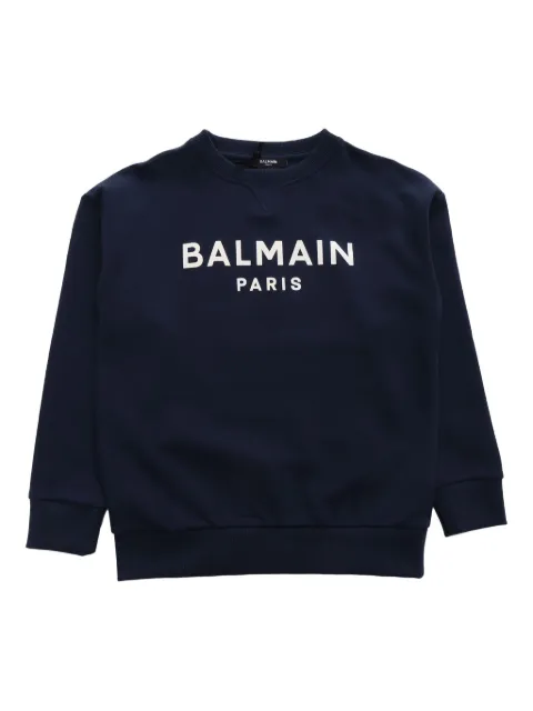 Balmain Kids logo-lettering sweatshirt
