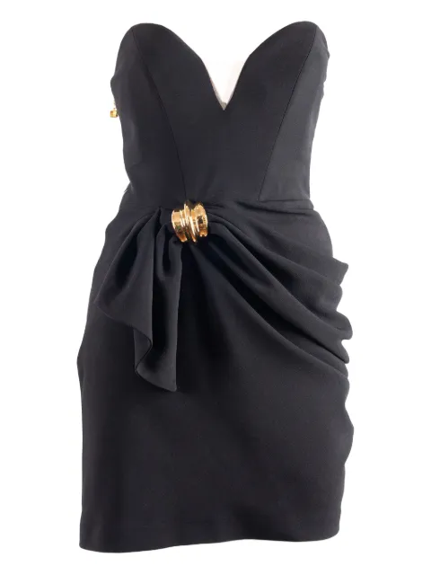Elisabetta Franchi Drapiertes Kleid mit Schnallendetail