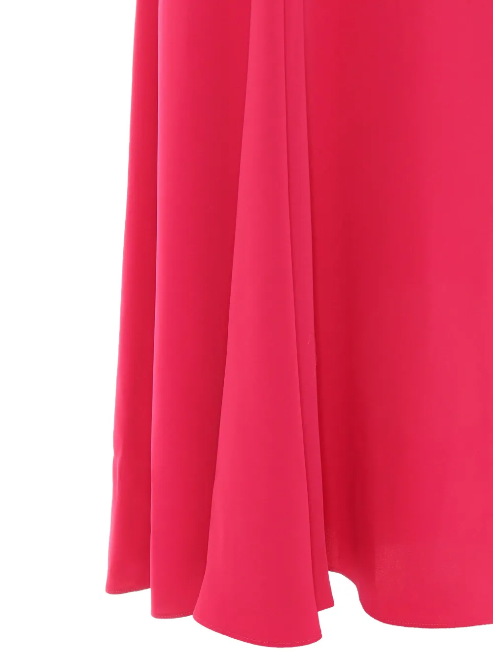 P.A.R.O.S.H. Maxi-jurk met flared mouwen Rood