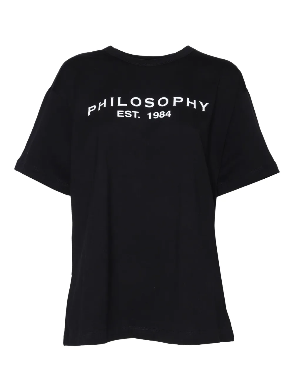 Philosophy Di Lorenzo Serafini Kids logo-print cotton T-shirt | Black | Image 1