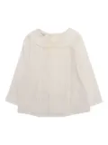 Paz Rodriguez Peter Pan-collar bow-detail top - White