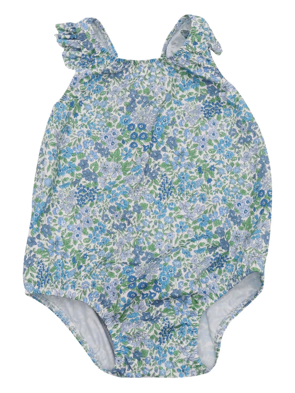 MC2 Saint Barth Kids Badpak met bloemenprint Blauw