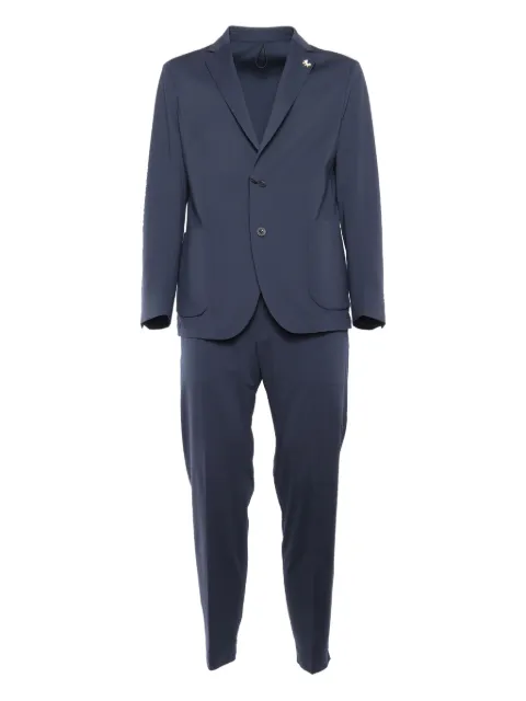 Tombolini single-breasted drawstring suit