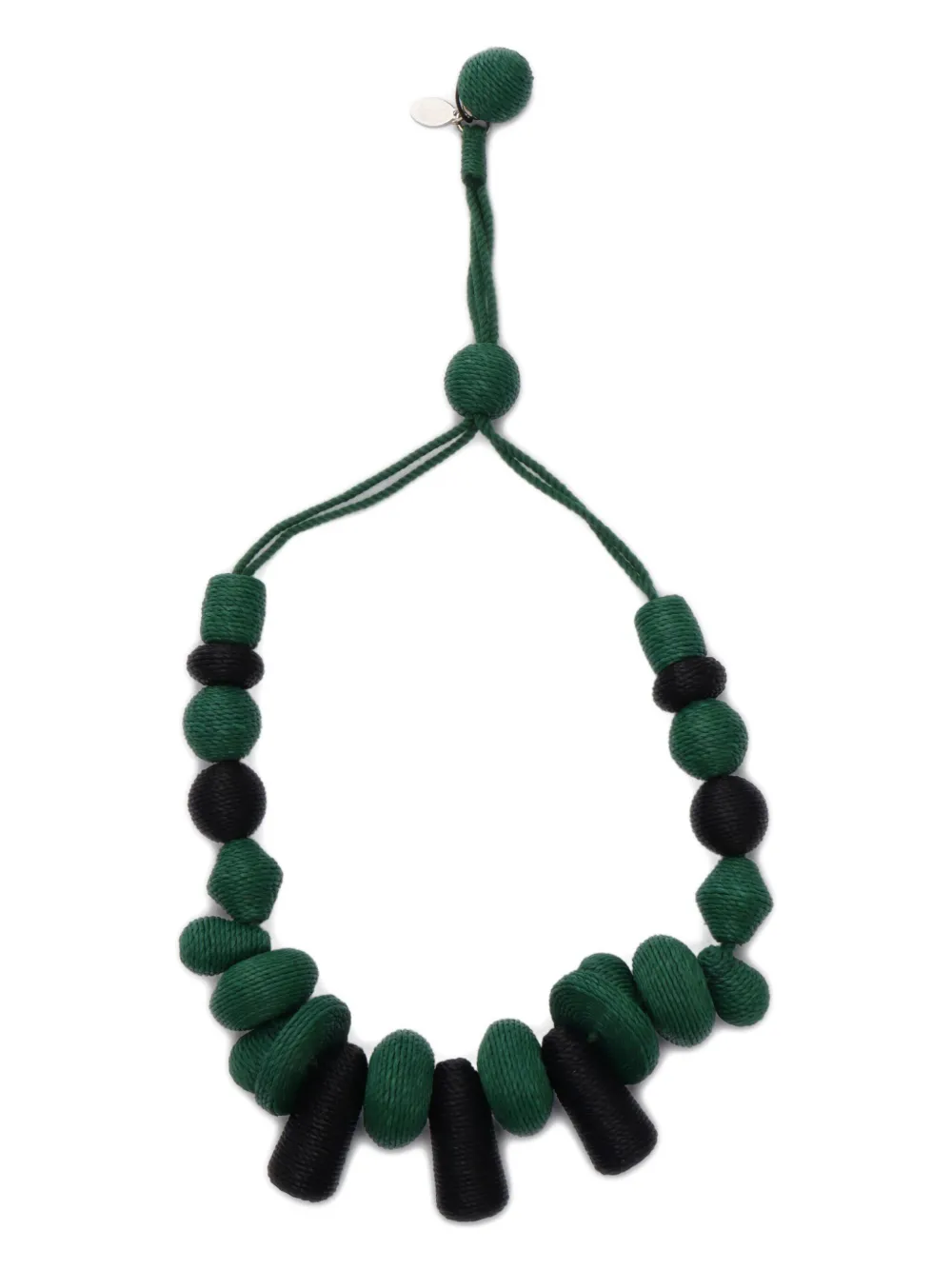 Soraia rope-detail beaded necklace