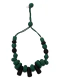 Weekend Max Mara Soraia rope-detail beaded necklace - Green